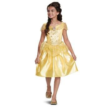 Toddler Disney Princess Belle Halloween Costume Dress 4-6x