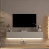 HDZNVF Floating TV Stand Wall Mounted For 55 60 65 Inch TV, White - 4 of 4