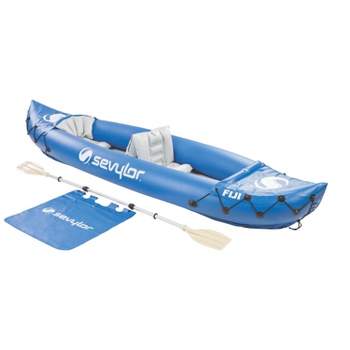 Sea Eagle 370 Deluxe 2 Person Inflatable Portable Sport Kayak With
