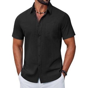 black men's cotton button down collar dress shirt Mens Solid Western 100% Twill Shirt-AC110L-BROWN Pack B(1S-2M-2L-1XL) spandex blend Men's Black Classic Pin Collar