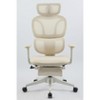 NicBex Adjustable Ergonomic Office Chair with Footrest,Dynamic Lumbar Support,2D Headrest,2D Armrest for Work Study,Cream - 3 of 4