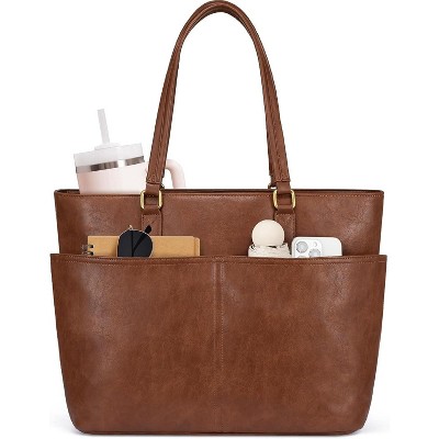 Laptop Tote Bag for Women, 15.6 inch Laptop Work Bags Large Computer Bag for Office