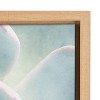 30" x 30" Sylvie Succulent 7 Framed Canvas by F2 Images Natural - Kate & Laurel All Things Decor: Wall Display, Botanical Digital Art - 3 of 4