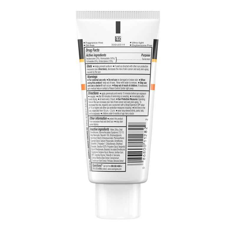 Neutrogena Clear Face Liquid Sunscreen Lotion - 3 fl oz, 4 of 14