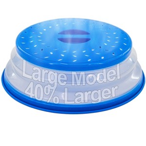 5 Star Super Deals Microwave Splatter Guard Cover - Large - Collapsible Lid for Food Protection and Easy Storage - BPA-Free, Dishwasher Safe - 1 of 4