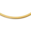 Black Bow Jewelry 5.75mm Sterling Silver & Gold Tone Plated Reversible Cubetto Necklace - 2 of 4