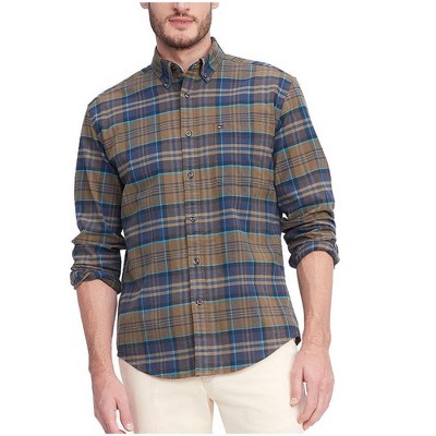 Tommy Hilfiger Mens Westley Regular Fit Plaid Button Up Shirt
