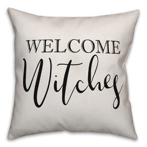 Creative Products Welcome Witches 18x18 Indoor / Outdoor Pillow - 1 of 3