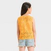 Girls' Open Work Sweater Vest - art class™ - 2 of 3