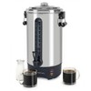 HomeCraft HCCU100SS 100-Cup Coffee Urn and Hot Beverage Dispenser with Dripless Faucet, Quick-Brewing, Stainless Steel - 2 of 4