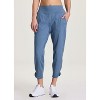 RBX Active Women's Buttery Soft Jogger Pants Clean Waisted Cropped Lounge Ankle Pants with Pockets - 4 of 4