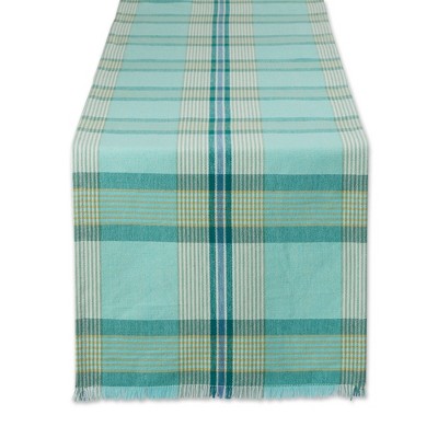 Dii Trellis Plaid Table Runner