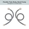 WOWOW 3/8 in. Compression x 1/2 in. FIP x in. Braided nylon Faucet Connector - 4 of 4