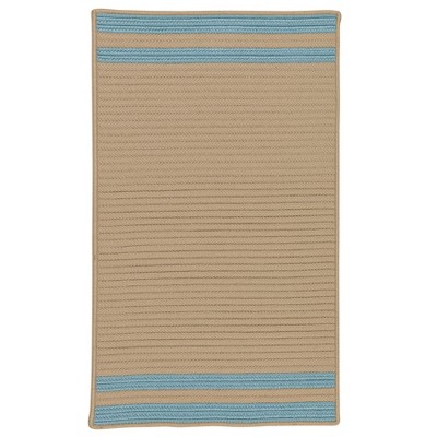 Colonial Mills Denali End Stripe Area Rug, 4x6, Federal Blue