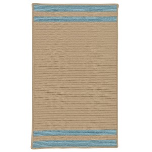 Colonial Mills Denali End Stripe Area Rug, 2x3, Federal Blue - 1 of 3