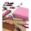 Apollo Tools 63pc DT5016P Household Tool Kit in Zippered Case Pink: Women's Comfort-Grip Tool Set, 63 Pieces - 3 of 4