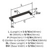 Amerock Balon Pull for Cabinets, Drawers, and Furniture - 3 of 4