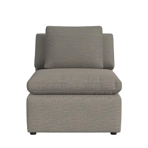 Cortney's Collection York Modular Armless Chair, Urban Steel Taupe - 1 of 4