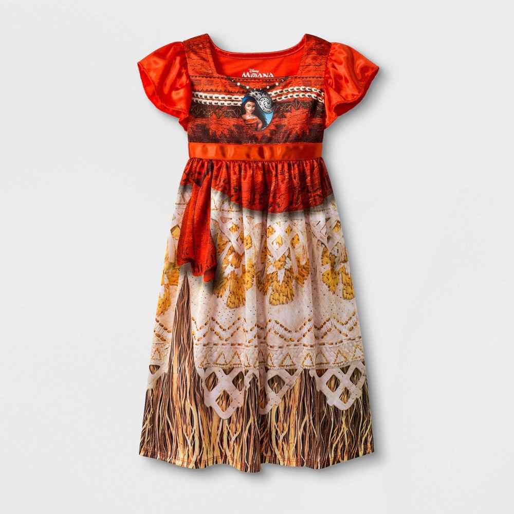 Toddler Girls' Disney Moana NightGown - Red 5T