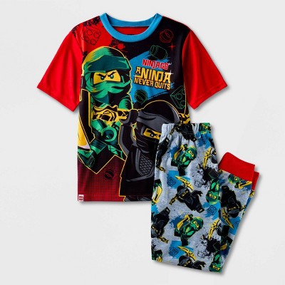 Boys Lego Ninjago Masters Of Spinjitzu 2pc Pajama Set Gray red