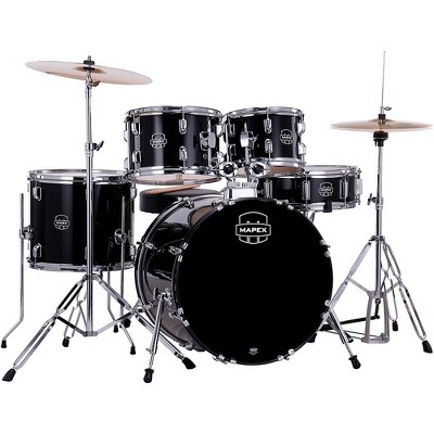 Mapex Comet 5-Piece Drum Kit With 20" Bass Drum Dark Black