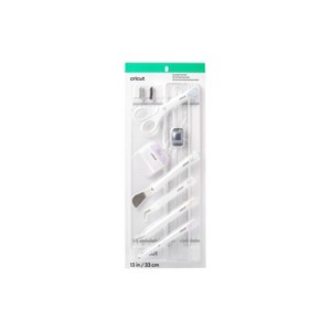 Cricut 13" Essential Tool Set: Craft Cutting Tools, 7-Piece Non-Powered Accessory, White, Plastic Handle - 1 of 3