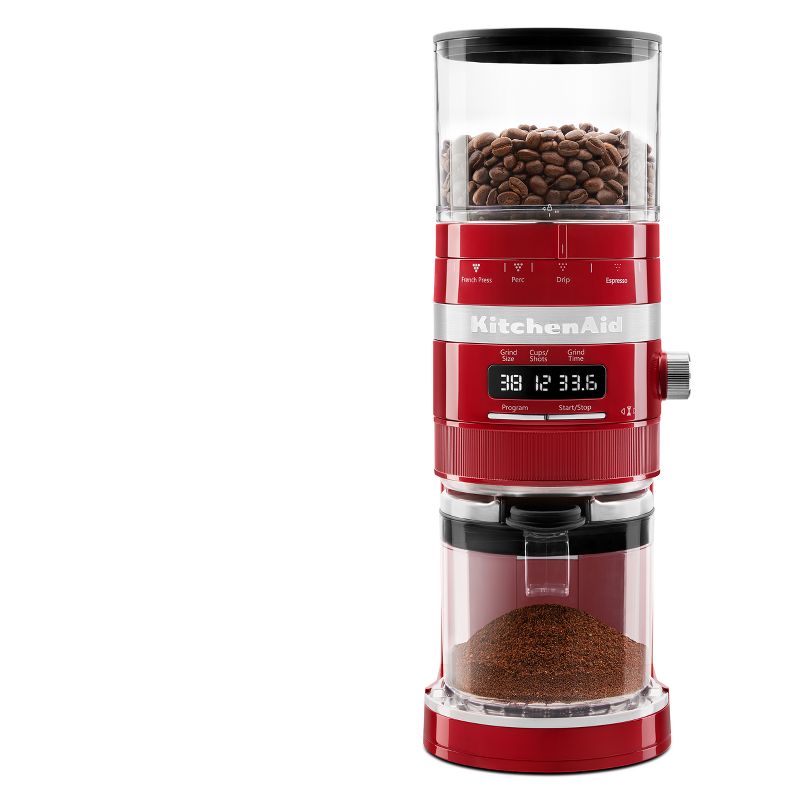 KitchenAid Burr Coffee Grinder - Empire Red, 3 of 9