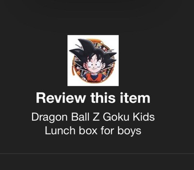 Dragon Ball Z Goku Insulated School Lunch Bag Gohan Vegeta Lunchbox Boys  Gift Ne