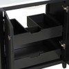 NicBex 30" Bathroom Vanity with Sink, Bathroom Storage Cabinet, 2 Spacious Drawers and 2 Cabinet Doors for Bathroom, Black - 3 of 4