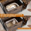 Garvee Litter Box Enclosure Cat Tree with 6 Storage Shelves and Pullable Tray – Large Hidden Cat Litter Box Furniture - 3 of 4