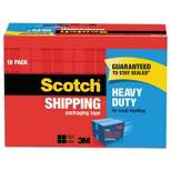 Scotch 18pk Heavy Duty Shipping Packaging Tape
