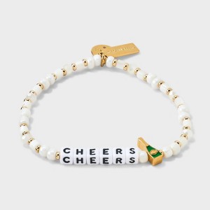 Little Words Project Emily in Paris Cheers Champère Beaded Bracelet - 1 of 4