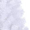 vidaXL 7 ft Artificial Christmas Tree with Steel Stand - Indoor Use Only - PVC Material - 910 Branches - Snow-Covered Look - White - 4 of 4
