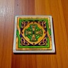 Slickblue Irish Stained Glass Coaster, Hand-Painted Design, Table Decor, Assorted Designs, 3.93" Square - 2 of 3