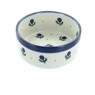 Blue Rose Polish Pottery Blueberry Small Ramekin