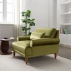 NicBex Accent Chair with Backrest, Upholstered Armchair Comfy Sofa Chair for Living Room, Bedroom - 2 of 4