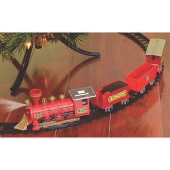 Seasonal Visions Holiday Train Set Christmas Decoration -  - Red