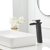 BWE Waterfall Single Hole Single Handle Bathroom Vessel Sink Faucet With Pop-up Drain Assembly - 2 of 4