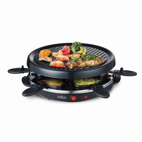 Portable Smokeless 6 Inch Electric Skillet BBQ Grill Indoor 1500W