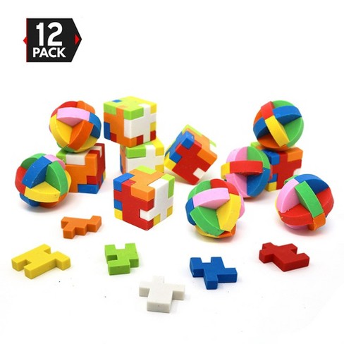 Big Mo's Toys Puzzle Erasers - 12 Pack : Target
