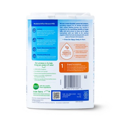 Happy Baby Organic Milk-Based Infant Formula Powder with Iron