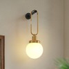 DORESshop Milk White Glass Globe Lampshade Replacement 2.8 Fitter for Lighting Fixtures, 5.9 in. - 4 of 4
