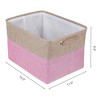 REGALWOVEN Fabric Collapsible Lightweight Open Storage Bins 15 x 11 x 9.4 Inch 3 Packs - 4 of 4