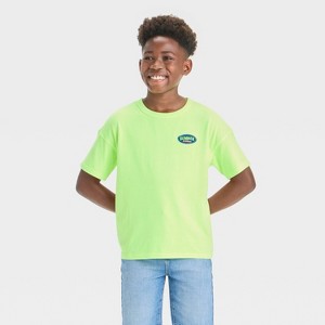 Boys' Short Sleeve Relaxed Fit T-Shirt - Cat & Jack™ - 1 of 4
