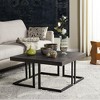 Amalya Coffee Table - Dark Grey - Safavieh - image 2 of 4