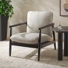 Amias Accent Chair - ACH5206 - Grey/Matte Black - Safavieh - 2 of 4