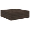 vidaXL Footstool Dark Gray 27.6 in.x21.7 in.x16.1 in. Microfiber Fabric - 2 of 4