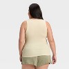 Women's Slim Fit Ribbed Tank Top - A New Day™ - 2 of 3
