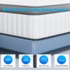 Swedrea Hybrid Mattress Breathable Medium Cooling Memory Foam Bed-in-a-Box White - 3 of 3