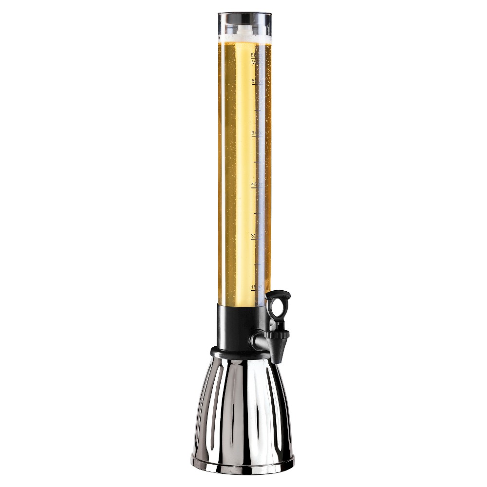 Oggi Beer Tower Dispenser with EZ-Pour Spigot, 2.75-Quart